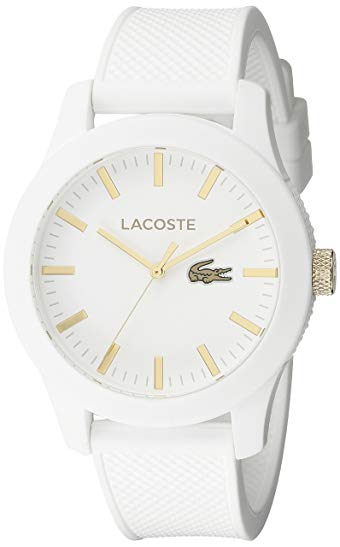 Lacoste Men's 2010819 Lacoste.12.12 Analog Display Quartz White Watch