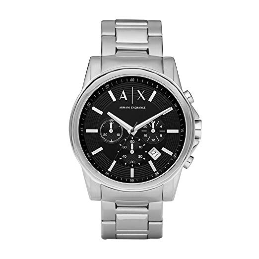 Armani Exchange Men's AX2084 Silver Watch