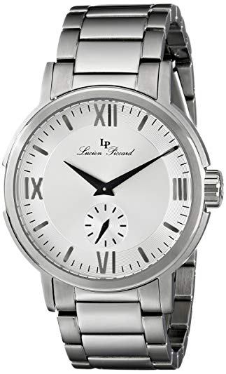 Lucien Piccard Men's LP-12744-22S Bremen Analog Display Japanese Quartz Silver Watch