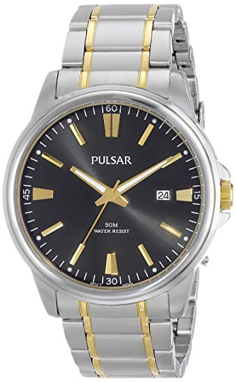 Pulsar Men's PS9109X Analog Display Japanese Quartz Two Tone Watch