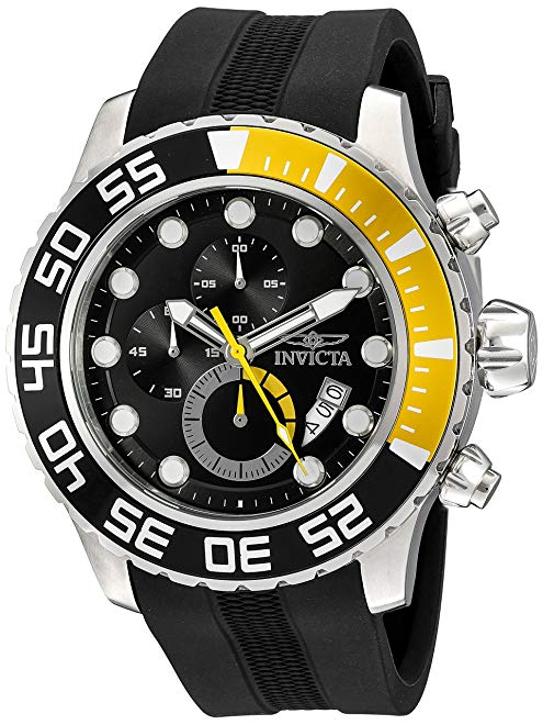 Invicta Men's 20449SYB Pro Diver Analog Display Quartz Black Watch