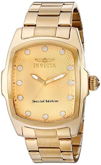 Invicta Men's 15854 Lupah Analog Display Japanese Quartz Gold Watch