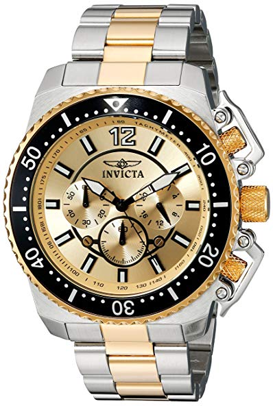 Invicta Men's 'Pro Diver' Quartz Stainless Steel Casual Watch (Model: 21955)